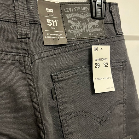 Levi's 511 Line 8 - Slim Stretch Jeans - Size W29/L32 NWT - Picture 5 of 9